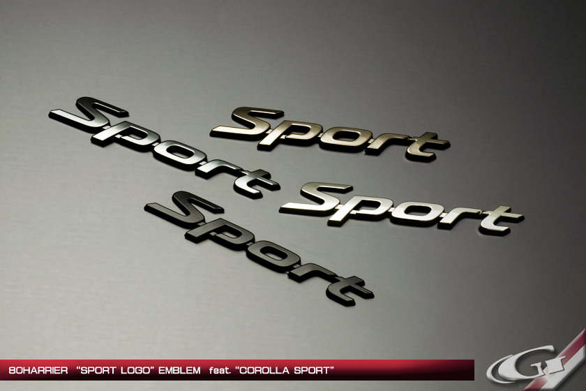 スポーティな印象を与えるSPORTロゴ